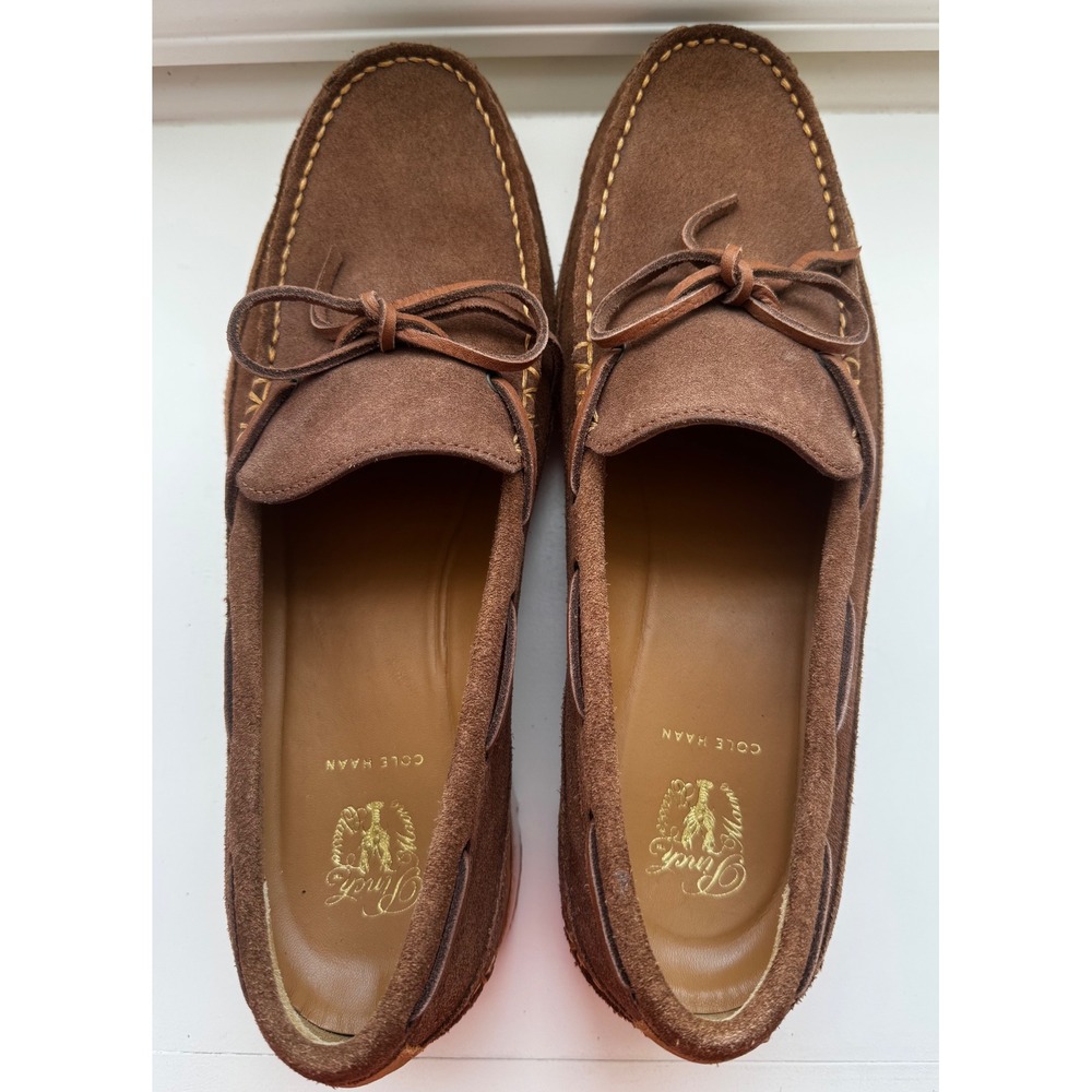 Cole Haan Men's Pinch Rugged Camp Moccasin Loafers - Brown Suede Size 13M NEW - Picture 8 of 11